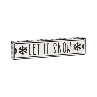 Let It Snow Street Box Sign