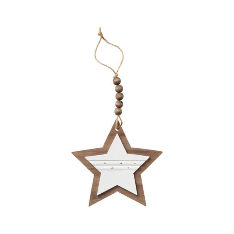 Star Beaded Chippy Ornament