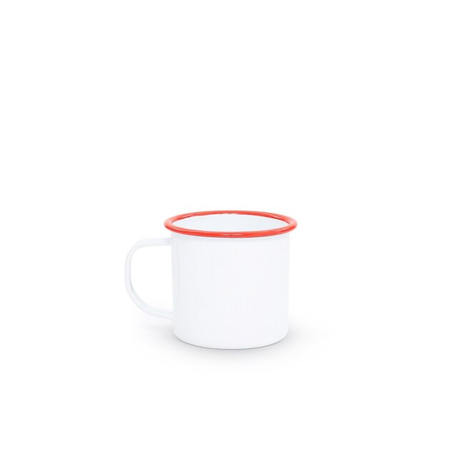 12 Oz Mug Red Rim