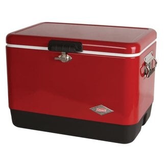 Coleman Vintage 54-Quart Cooler Red