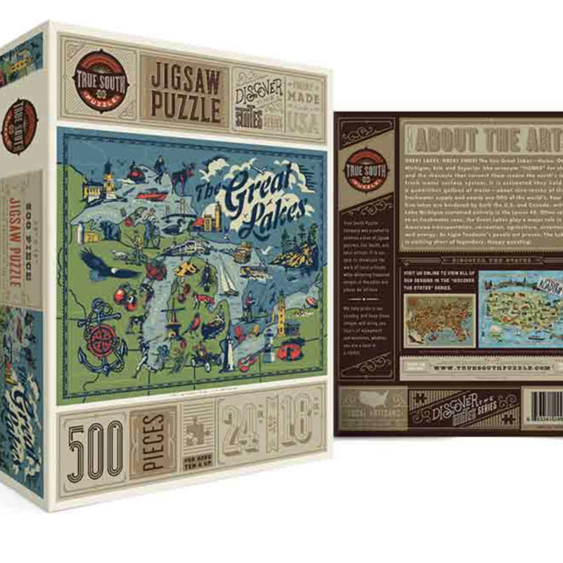 True South Puzzle Co Great Lakes Puzzle