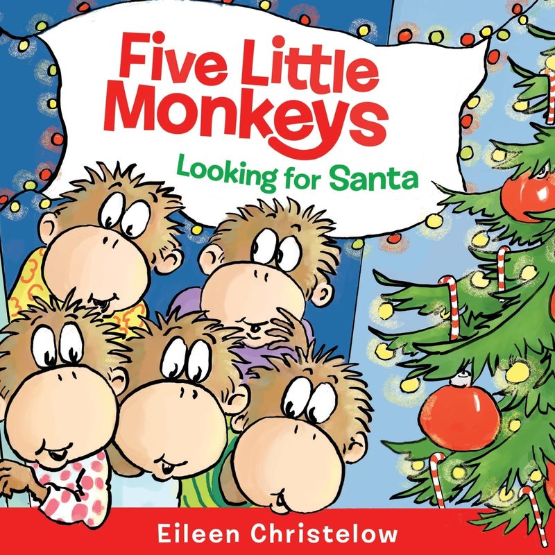 5 Little Monkeys Looking for Santa