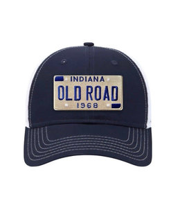 Vintage Indiana Navy White Trucker Hat