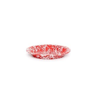 Crow Canyon Pie Plate Red Splatter 10