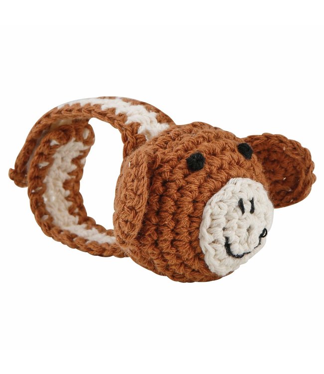 Monkey Crochet Wristlet