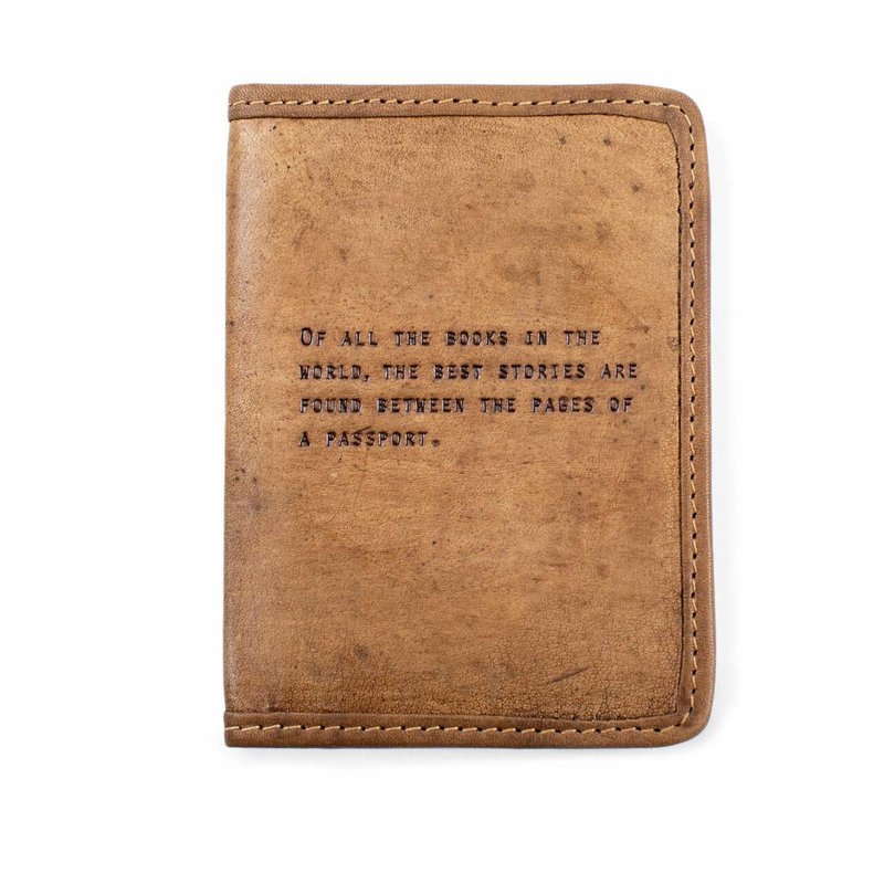 Sugarboo & Co Of All the Books in the World Leather Passport Cover