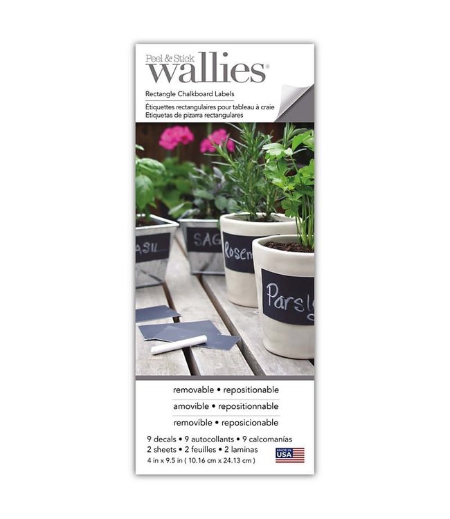 Wallies - Sq/Rec Dry Erase Labels