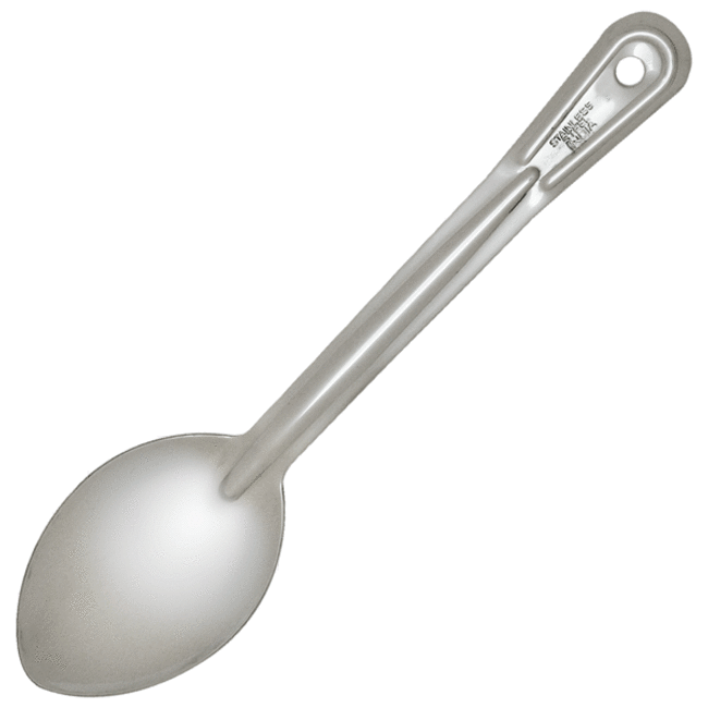 11" Solid Basting Spoon Stainless Steel