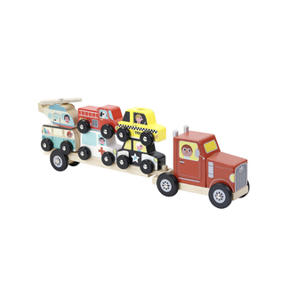 Vilac Truck & Trailer Stacking Toy