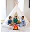 Teepee 7’ Canvas Indoor or Outdoor Tent