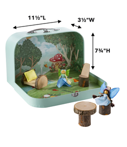 HearthSong Secret Garden Mini Doll House Set