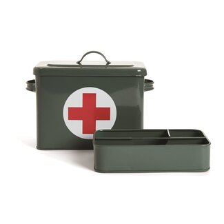 First Aid Enamel Storage Box