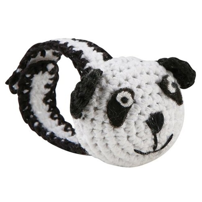 Panda Crochet Wristlet