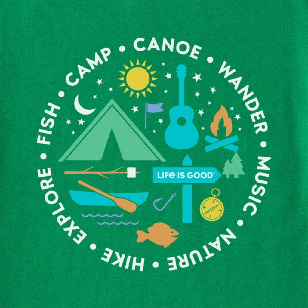 Life is Good All About Camp Tee - Clearance