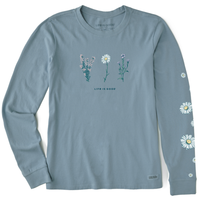 Life is Good Women’s Detailed Wildflowers LS - Clearance