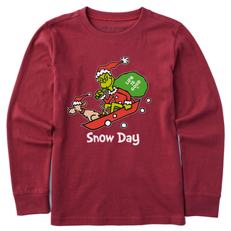 Life is Good Clearance - Kids Grinch & Max Snow Day