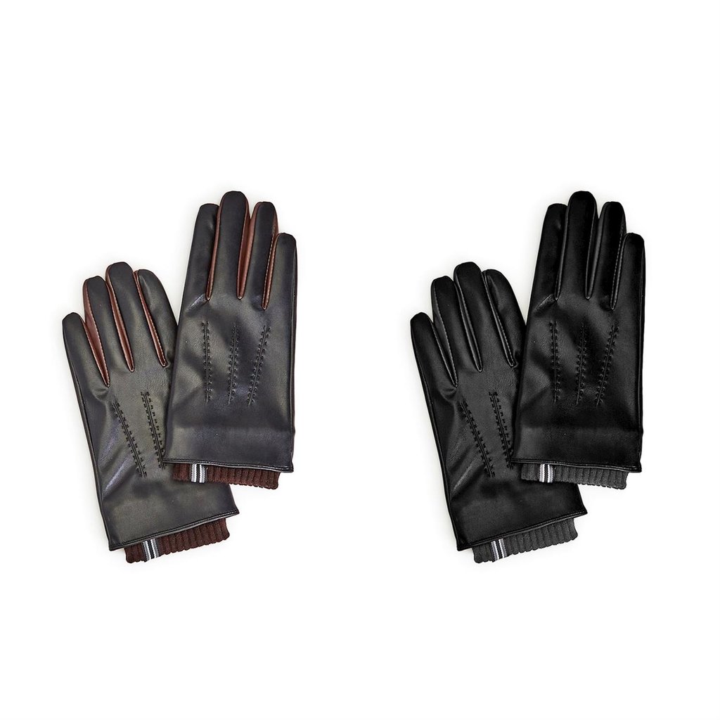 Two’s Company Vegan Leather Men’s Glove