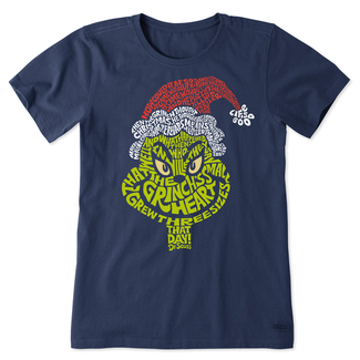 Life is Good Women’s Wordy Grinch SS
