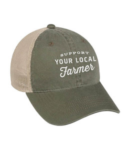 Southern Fried Design Barn Support Your Local Farmer Hat