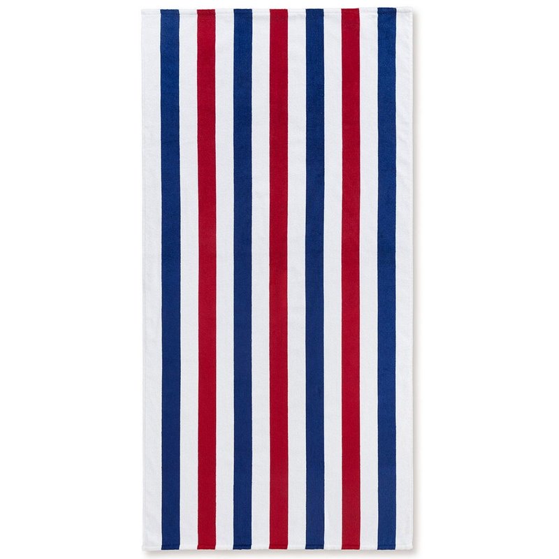 30x60” Cabana Stripes Americana Beach Towel