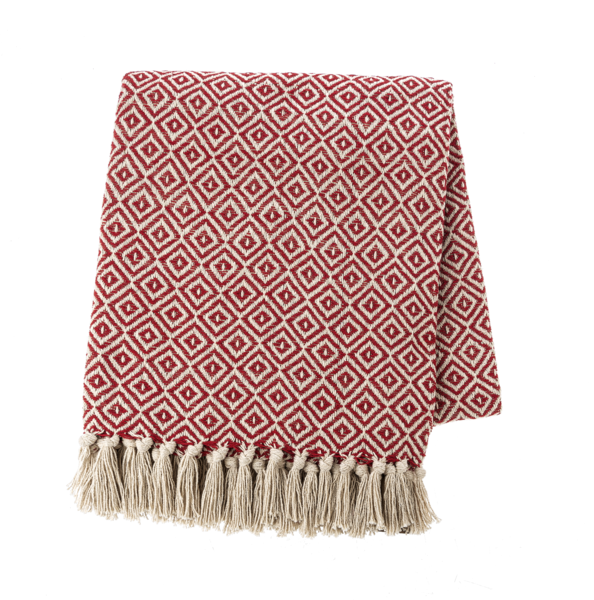 Natural woven throw hotsell