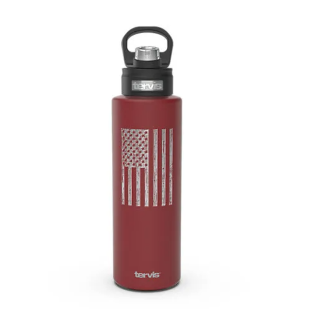 Tervis American Flag -Red 40 oz SS Wide Mouth Bottle