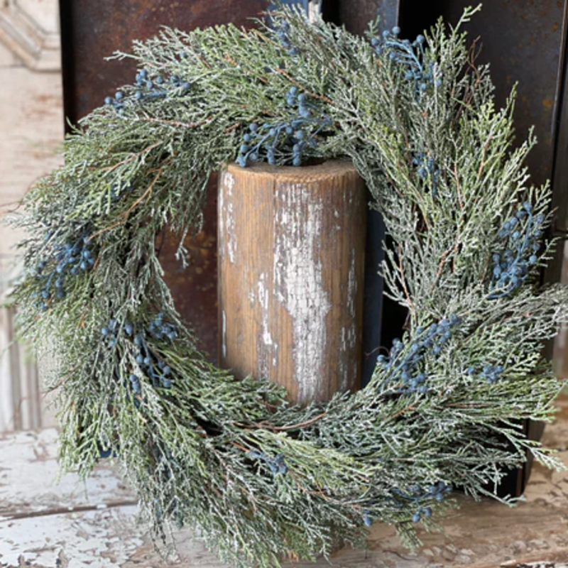Bluestone Cedar Wreath 24”