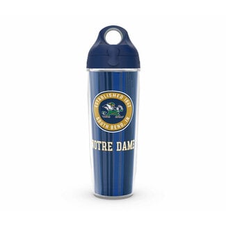 ND Fighting Irish - All In 24 oz Water Bottle Lid Tervis