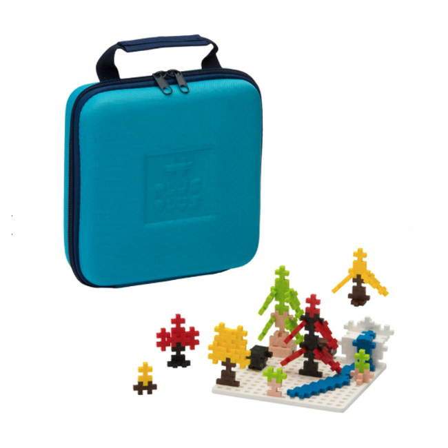 Plus Plus Travel Case with 100 pcs & Baseplate