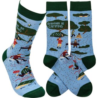 Primitives by Kathy I'd Rather Be Camping Socks