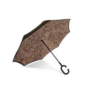 ShedRain UnbelievaBrealla Print Reverse Closing Umbrella