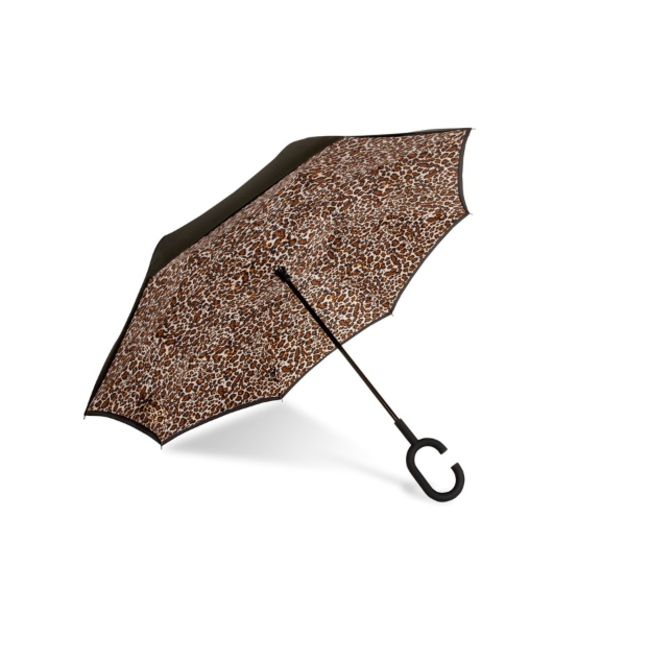 UnbelievaBrealla Print Reverse Closing Umbrella