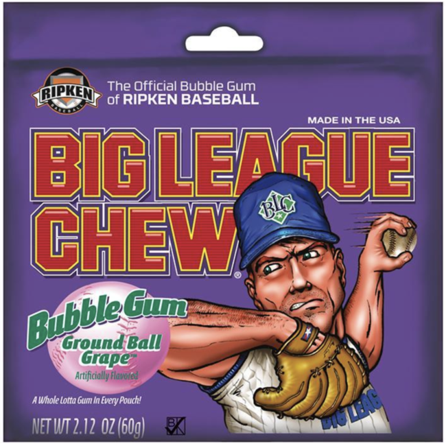 Big League Chew Pouch Grape
