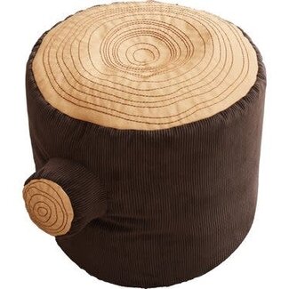 Wonder & Wise Tree Stump Pouf