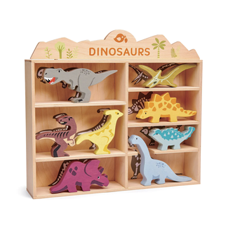Tender Leaf Toys Dinosaurs with Display Shelf