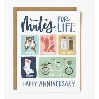 Mates for Life Greeting Card