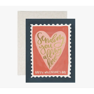 Valentine Stamp Greeting Card