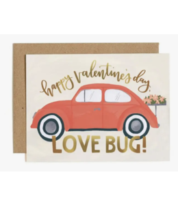 Love Bug Valentine Greeting Card