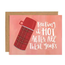 Keeping it Hot Thermos Valentine Greeting Card