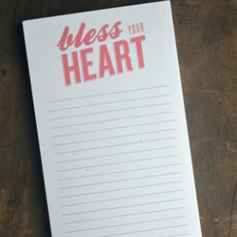 Southern Fried Design Barn Bless Your Heart - Notepad