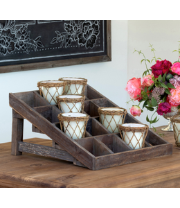 Wooden Seed Packet Display