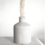 7.56" Sandy White Textured Vase