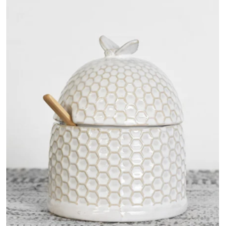 Honeycomb Design Honey Server