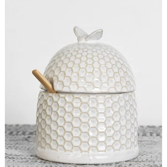 Honeycomb Design Honey Server