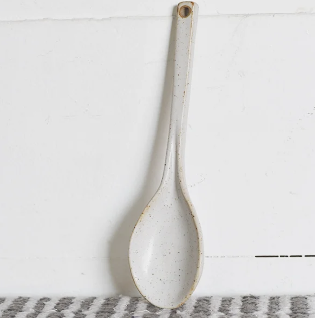 6.88" White Spoon