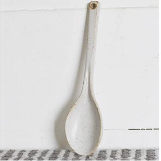 6.88" White Spoon