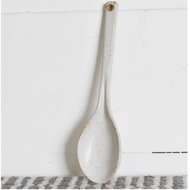 6.88" White Spoon