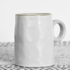 4.2" White Ceramic Mug