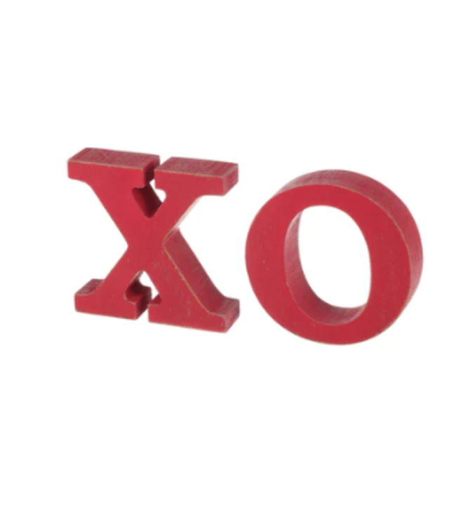 Red XO Letters - Set of 2