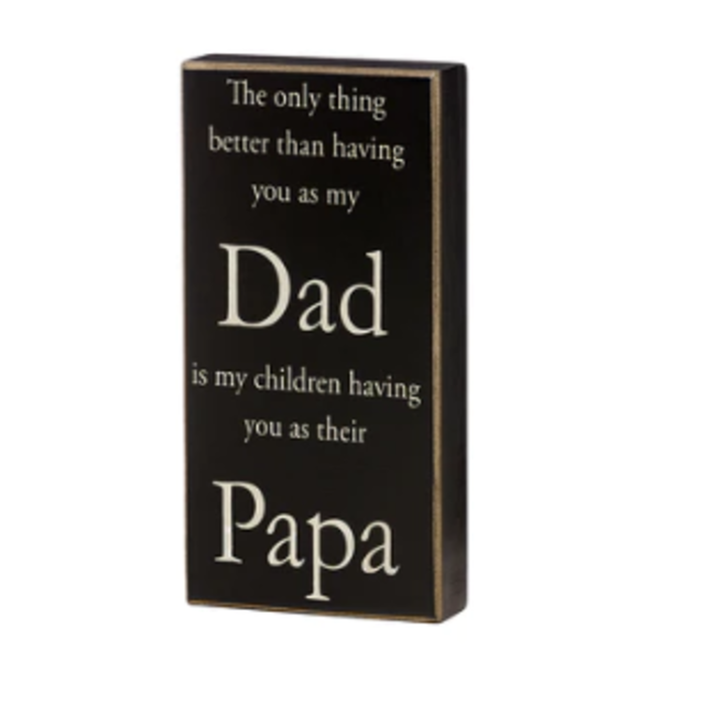 Their Papa Box Sign